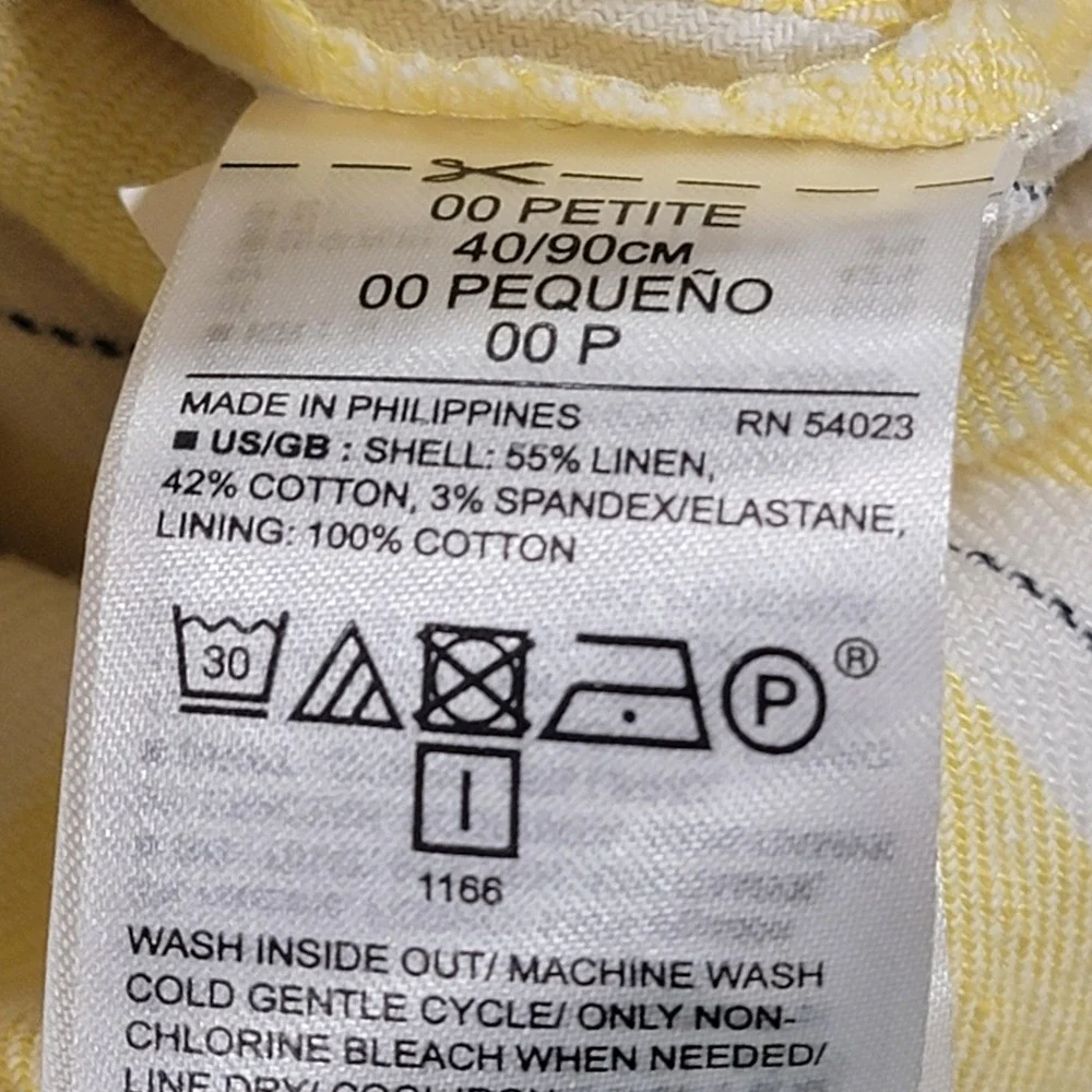 Banana Republic lightweight yellow